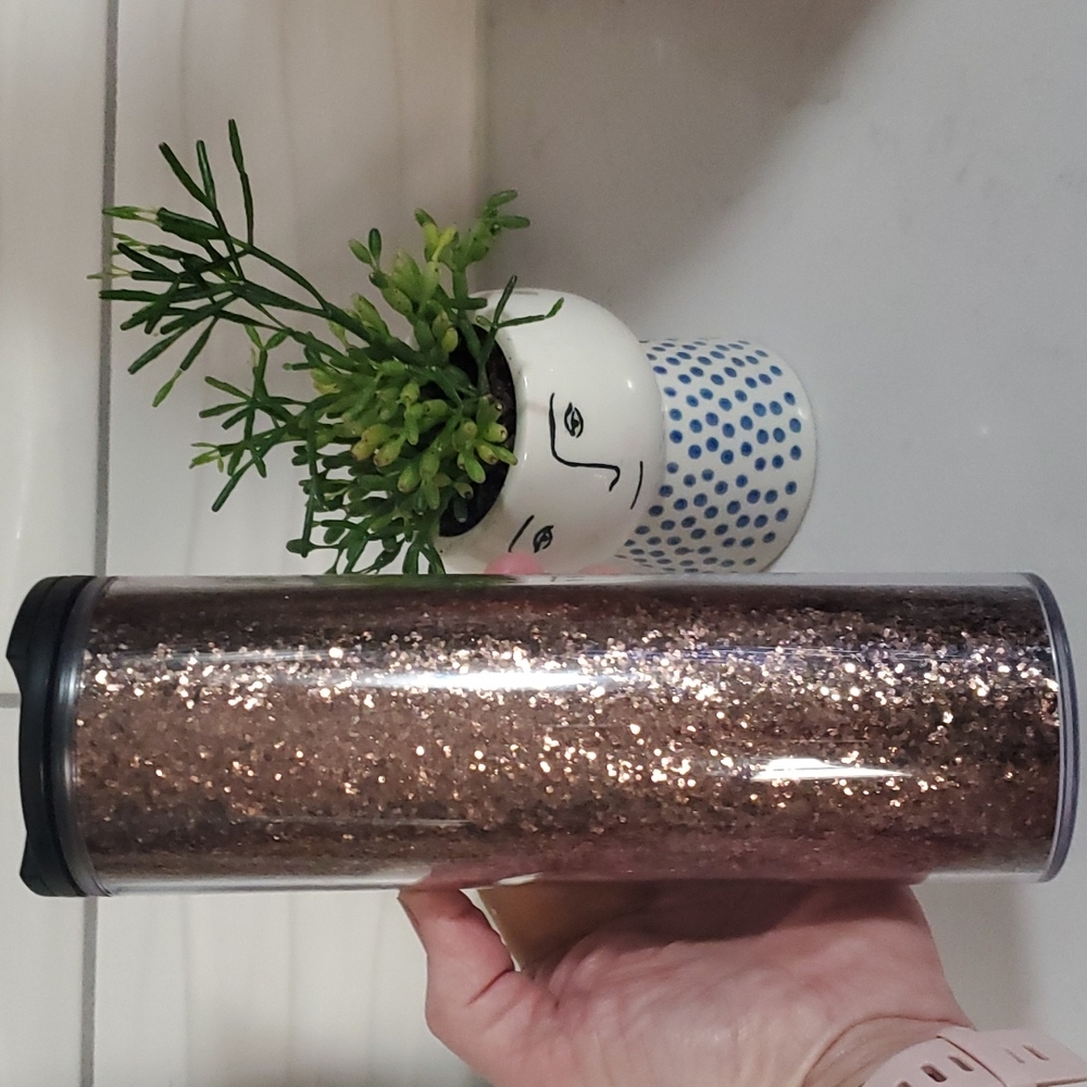 Starbucks Glittery Weighted Tumbler - Picture 3 of 11